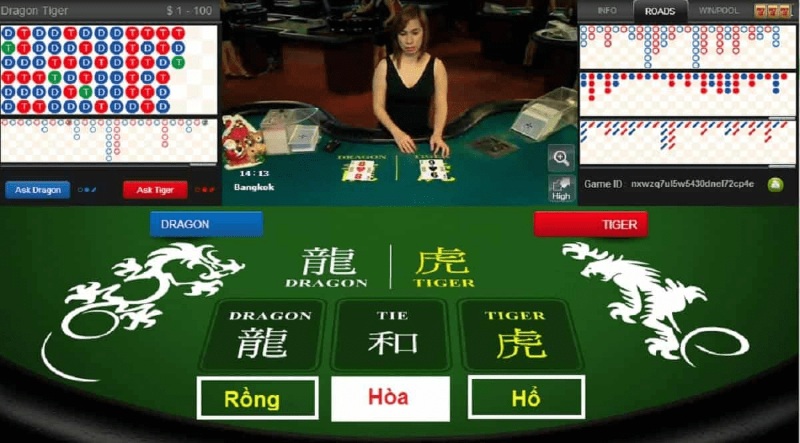 Một vài cửa cược quan trọng trong Rồng Hổ Kubet?